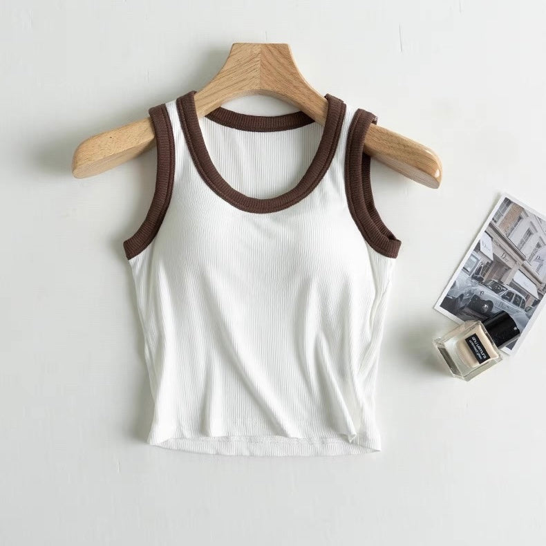 Edge Built-In Bra Crop Top